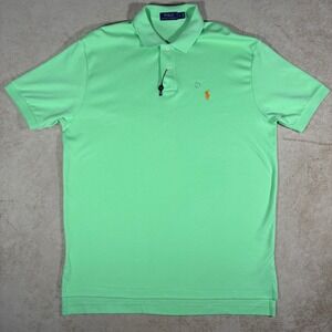 Polo Ralph Lauren The Iconic Mesh‎ Polo Shirt "Outback Green" Large MSRP $125